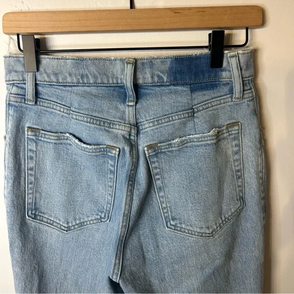 Abercrombie & Fitch ‘90s Straight Ultra High Rise Asymetrical Waist Jeans, 29/8s - Picture 6 of 10